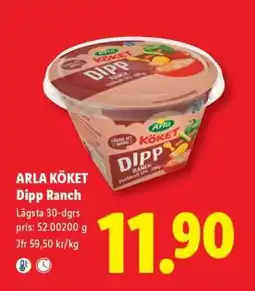 Lidl ARLA KÖKET Dipp Ranch erbjuda