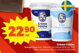 Stora Coop CRÈME FRAICHE erbjuda