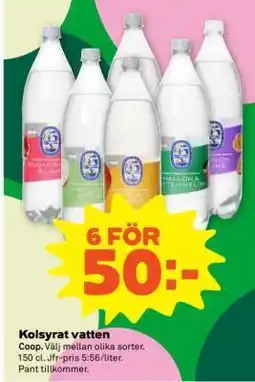 Stora Coop Kolsyrat vatten erbjuda