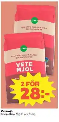Coop VETEMJÖL erbjuda