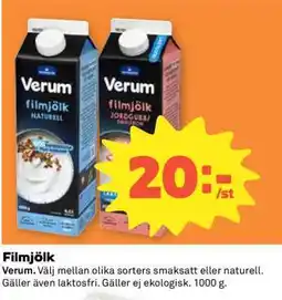 Coop Filmjölk erbjuda