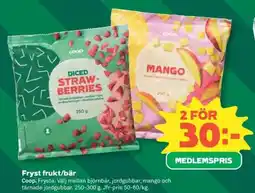 Coop Fryst frukt, bär erbjuda