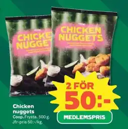 Coop CHICKEN NUGGETS erbjuda