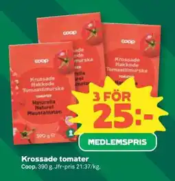 Coop Krossade Tomater erbjuda