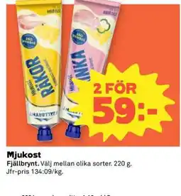 Coop Mjukost Fjällbrynt erbjuda