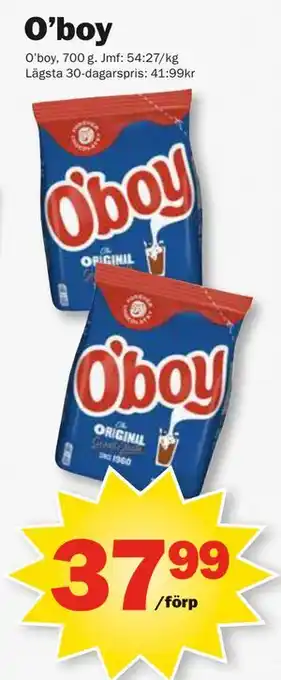 Pekås O’boy erbjuda