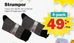 Pekås Strumpor erbjuda