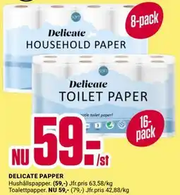 ÖoB DELICATE PAPPER erbjuda