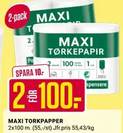 ÖoB MAXI TORKPAPPER erbjuda