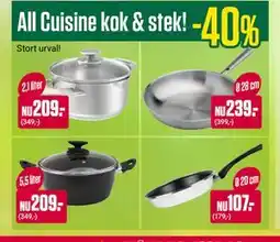 ÖoB All Cuisine kok & stek! erbjuda