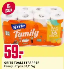 ÖoB GRITE TOALETTPAPPER erbjuda