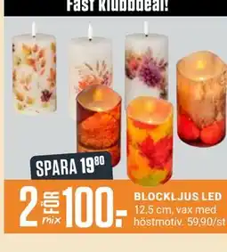 ÖoB BLOCKLJUS LED, Medlemspris erbjuda