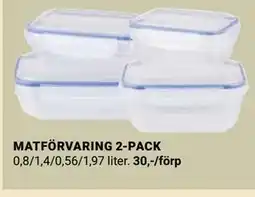 ÖoB MATFÖRVARING 2-PACK erbjuda