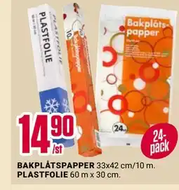ÖoB BAKPLÅTSPAPPER erbjuda