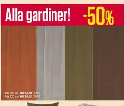 ÖoB Alla gardiner! erbjuda