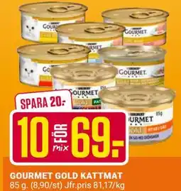 ÖoB GOURMET GOLD KATTMAT erbjuda