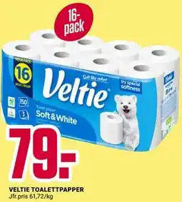 ÖoB VELTIE TOALETTPAPPER erbjuda