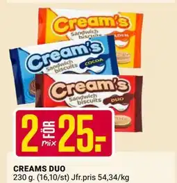 ÖoB CREAMS DUO erbjuda