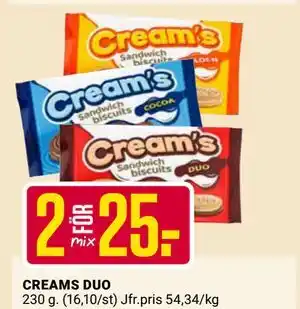 ÖoB CREAMS DUO erbjuda