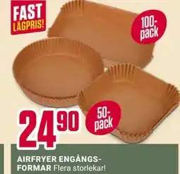 ÖoB AIRFRYER ENGÅNGSFORMAR erbjuda