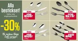 ÖoB Alla bestickset erbjuda