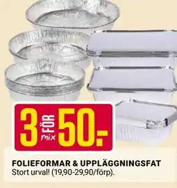 ÖoB FOLIEFORMAR & UPPLÄGGNINGSFAT erbjuda