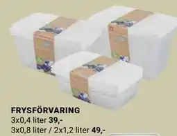 ÖoB FRYSFÖRVARING erbjuda