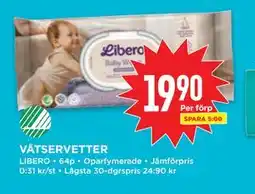 Willys VÅTSERVETTER erbjuda