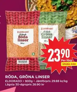 Willys RÖDA, GRÖNA LINSER erbjuda