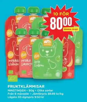 Willys FRUKTKLÄMMISAR erbjuda