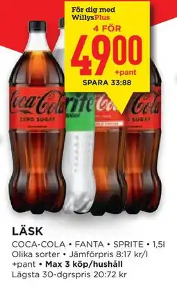 Willys Hemma LÄSK, Medlemspris erbjuda