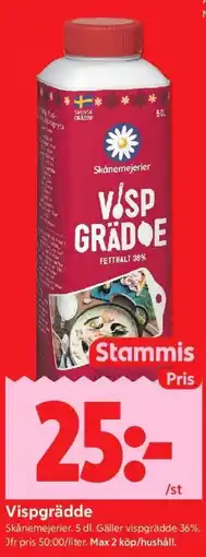 ICA Kvantum Vispgrädde, Medlemspris erbjuda