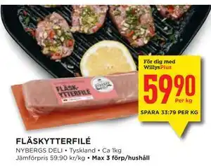 FLÄSKYTTERFILÉ, Medlemspris