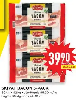 Willys Hemma SKIVAT BACON 3-PACK erbjuda