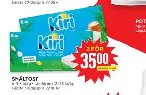 Willys SMÄLTOST erbjuda
