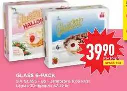 Willys Hemma GLASS 6-PACK erbjuda
