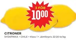 Willys Hemma CITRONER erbjuda