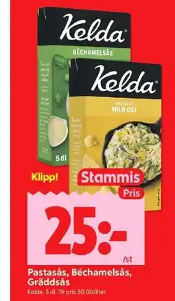 ICA Kvantum Pastasås, Béchamelsås, Gräddsås, Medlemspris erbjuda
