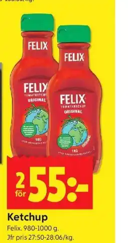 ICA Kvantum Ketchup erbjuda