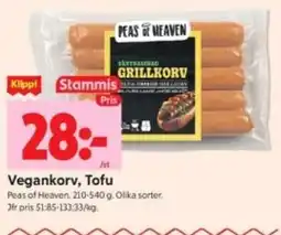 ICA Kvantum Vegankorv, Tofu, Medlemspris erbjuda