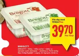 Willys Hemma BREGOTT, Medlemspris erbjuda