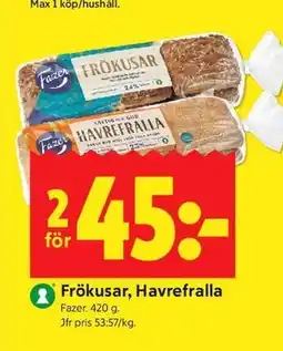 ICA Kvantum Frökusar, Havrefralla erbjuda