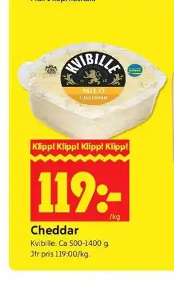 ICA Kvantum Cheddar erbjuda