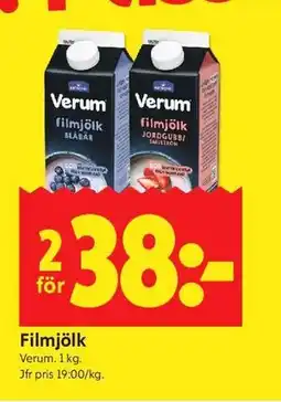 ICA Kvantum Filmjölk erbjuda