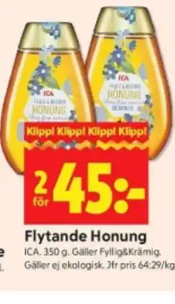 ICA Kvantum Flytande Honung erbjuda