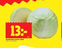 ICA Kvantum Nyskördad svensk vitkål erbjuda