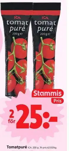 ICA Nära Tomatpuré, Medlemspris erbjuda