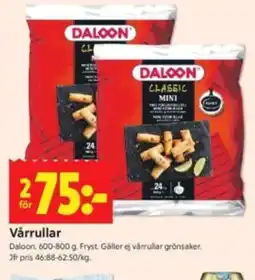ICA Kvantum Vårrullar erbjuda