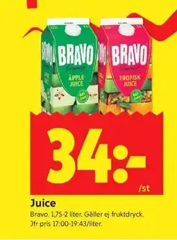 ICA Kvantum Juice erbjuda