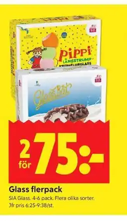 ICA Kvantum Glass flerpack erbjuda